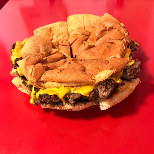 Giant Cheeseburger.