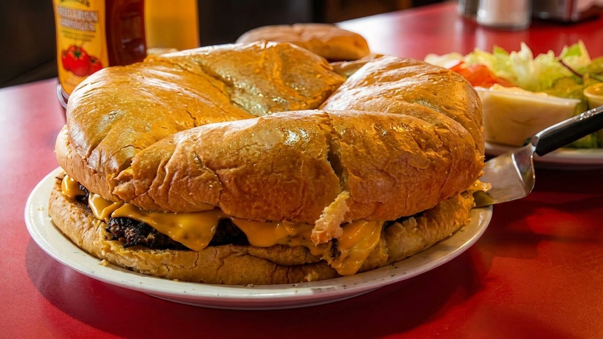 Arkansas' Only 5 lb. Burger