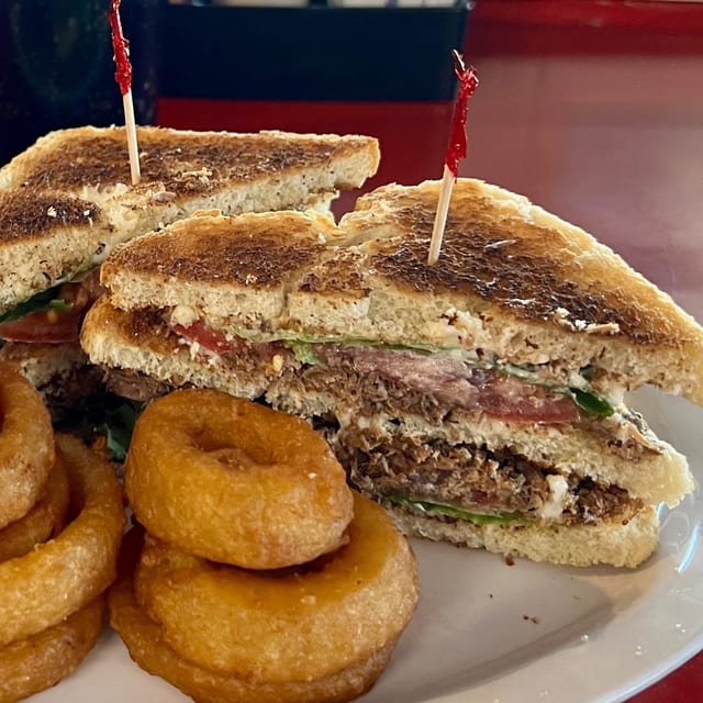 Cold Beef Three-Decker.