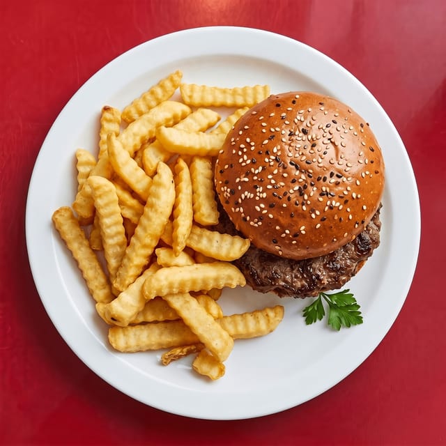 Bison Burger.