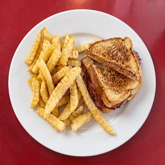 Grilled Ham & Cheese.