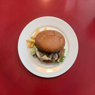 Jumbo Mushroom Swiss Burger