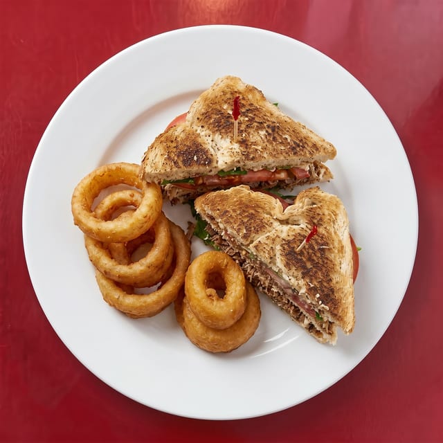 Cold Beef Three-Decker.
