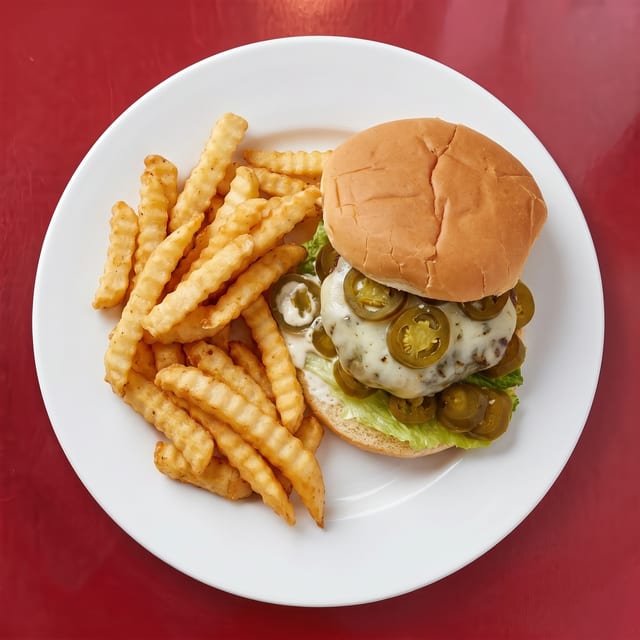 Hot Mama Burger.