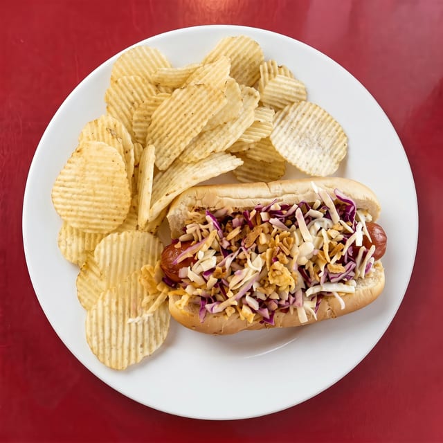 Chili Cheese Dog.